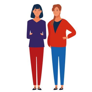 kadın avatar çizgi film karakteri