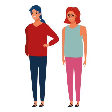 kadın avatar çizgi film karakteri