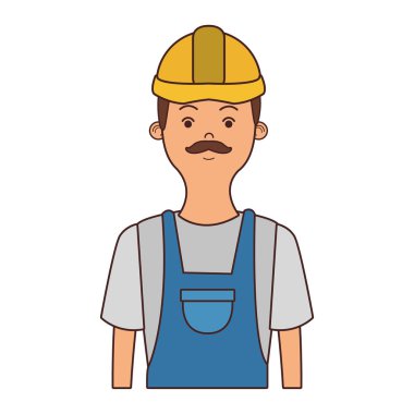 İnşaat işçisi çizgi film