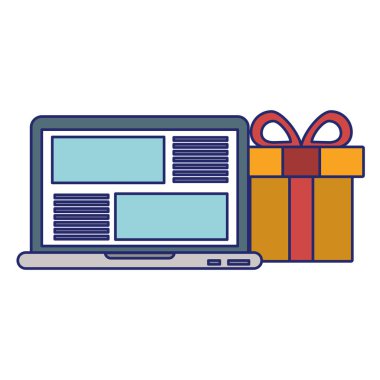 Alışveriş mavi hatları tarama Dizüstü web sitesi