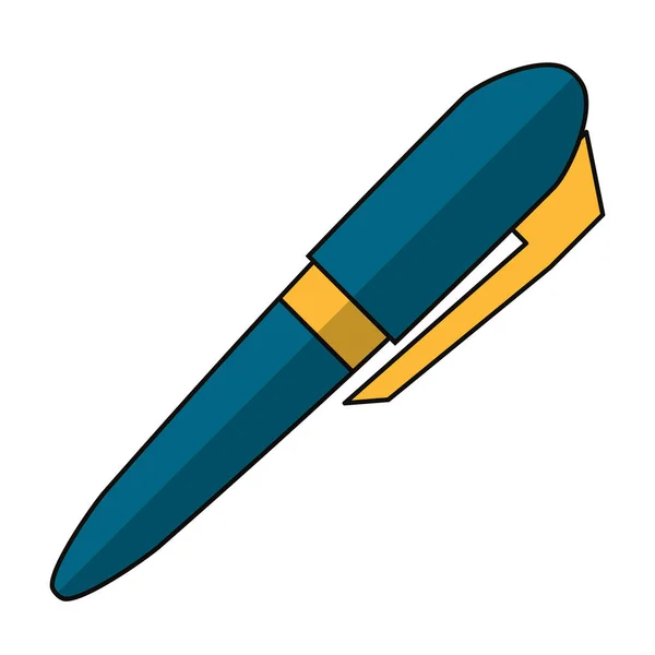 Pen icon cartoon — Stock Vector