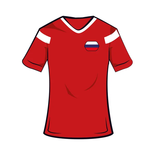Russia soccer tshirt — Stock Vector