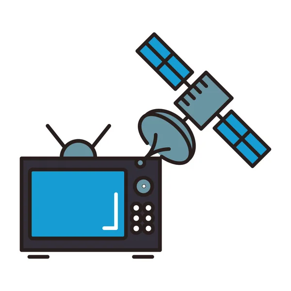 Simbolul TV vechi — Vector de stoc