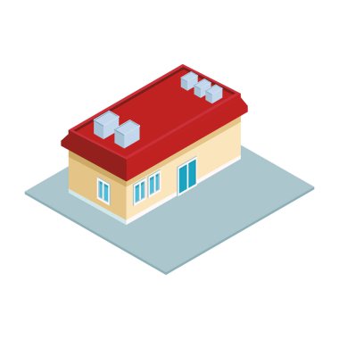 Mağaza oluşturma isometrik