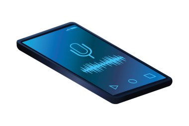 mikrofon resmi ile cep telefonu