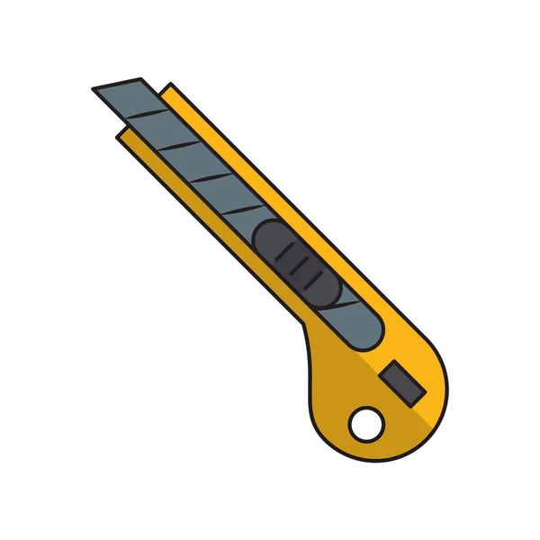 Scalpel construction tool — Stock Vector