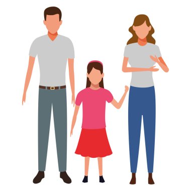 Aile avatar çizgi film karakteri