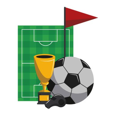 Futbol sporu oyunu karikatürler