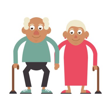 Yaşlı çift dedesi