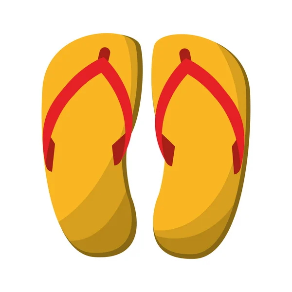 Flip flop sandalen schoeisel — Stockvector