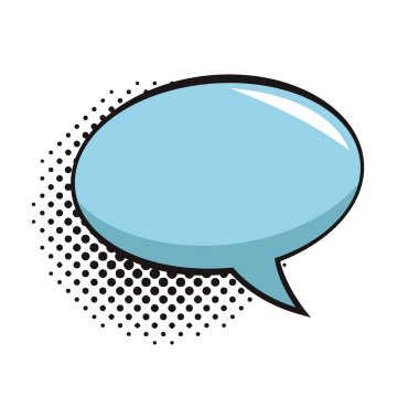 Pop Art konuşma balonu