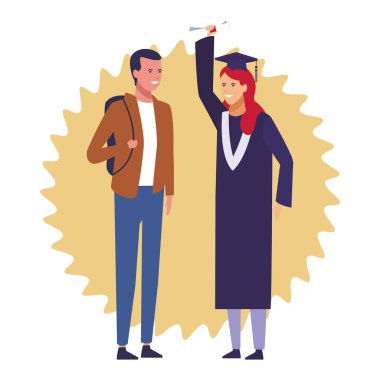 Öğrencilerin mezuniyet kutlaması