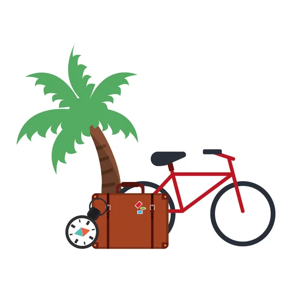 휴가 및 여행 컨셉 — 스톡 벡터
