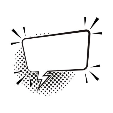 Pop Art konuşma balonu