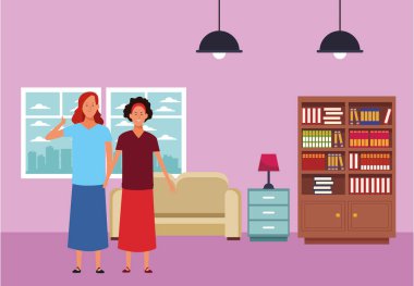 kadın avatar çizgi film karakteri