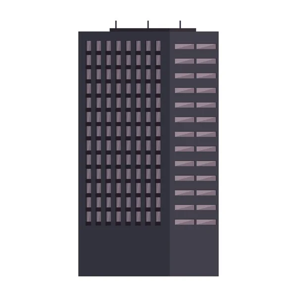 Edificio urbano aislado — Vector de stock