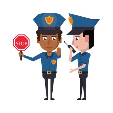 avatar çizgi film karakteri çalışan polisler