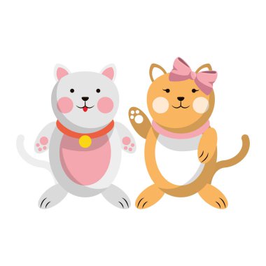 Sevimli hayvanlar çift