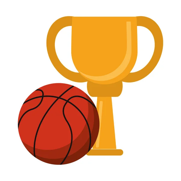 Basketbol trophy Kupası Şampiyonası — Stok Vektör