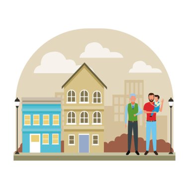 Aile avatar çizgi film karakteri