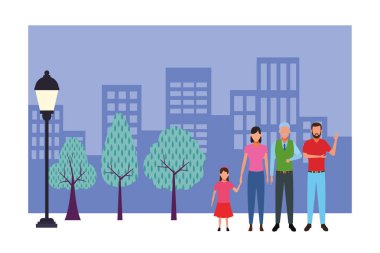 Aile avatar çizgi film karakteri