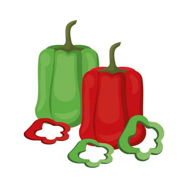Légumes frais dessin animé — Image vectorielle