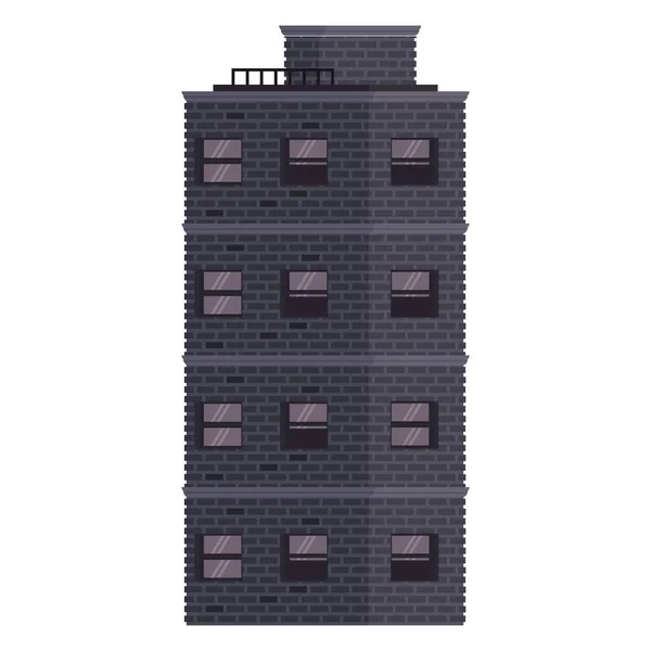 Edificio urbano aislado — Vector de stock