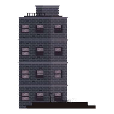 Şehir binalar izole