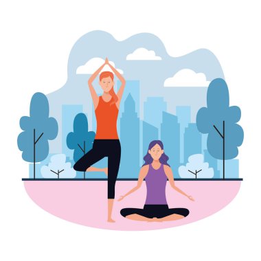 Kadınlar Yoga poses