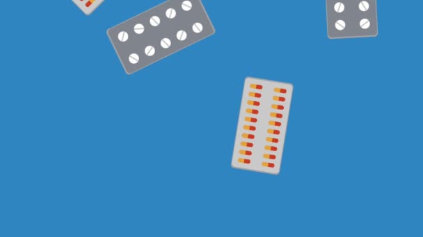 药物和药物 高清动画 — 图库视频影像