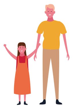 Kızı ile bekar baba