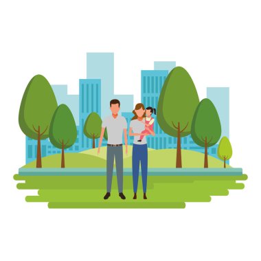 Aile avatar çizgi film karakteri