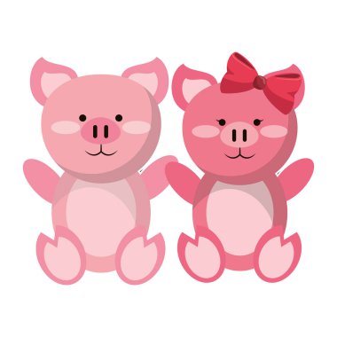 Sevimli hayvanlar çift