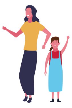 Çocuk kızı ile bekar anne