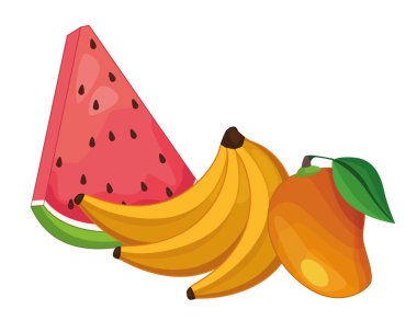 Taze ve lezzetli tropikal meyveler