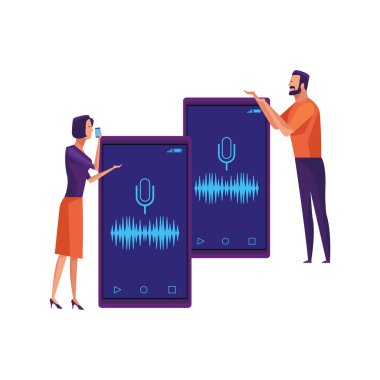 bir cep telefonu tutan çift