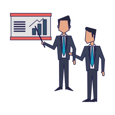 Executive işkadını avatar mavi çizgiler