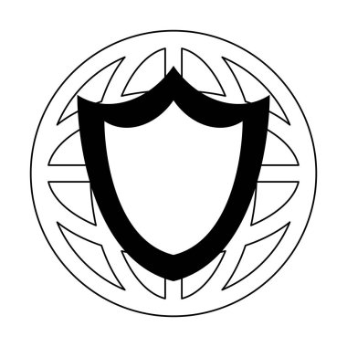 Siyah beyaz iş ve ofis teknolojisi sembolleri