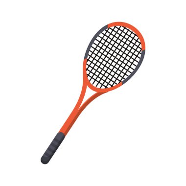 Tenis raket spor karikatür izole