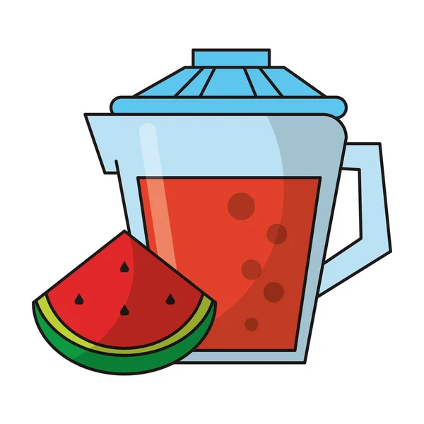 Fruit juice healthy drinks — Stock Vector