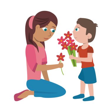 Bekar anne çocuk ile