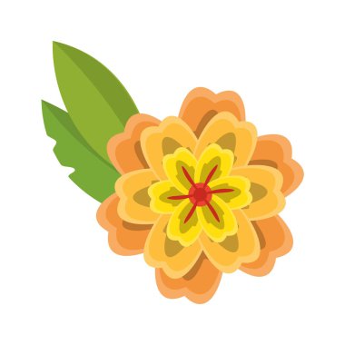 çiçek çiçeği simgesi karikatür izole