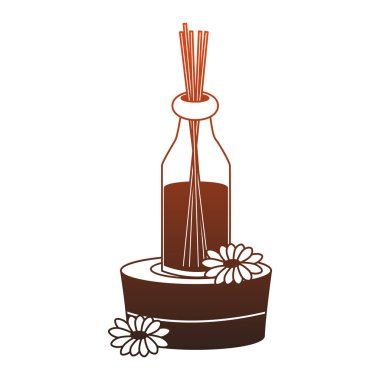 Spa petrol şişe kırmızı çizgiler