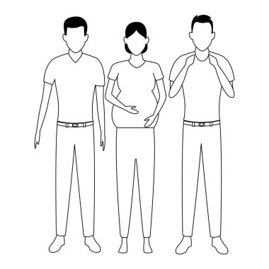 Aile avatar çizgi film karakteri