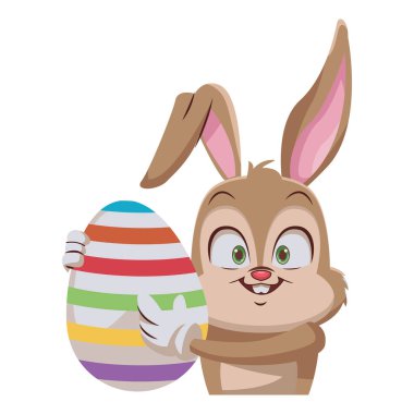 Paskalya yumurtalı tavşan