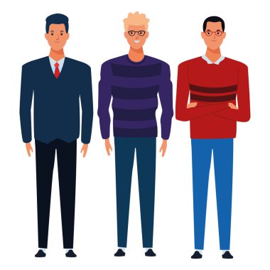 Erkekler avatar çizgi film karakteri