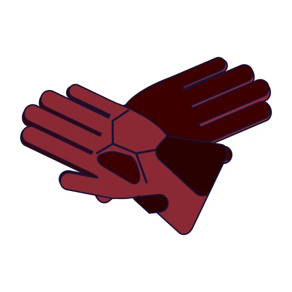 Guantes de invierno equipo — Vector de stock