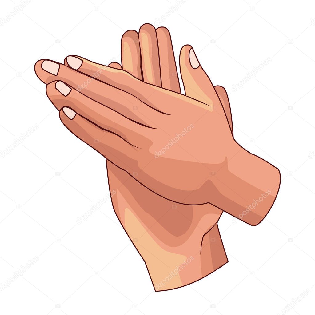 hands clapping icon