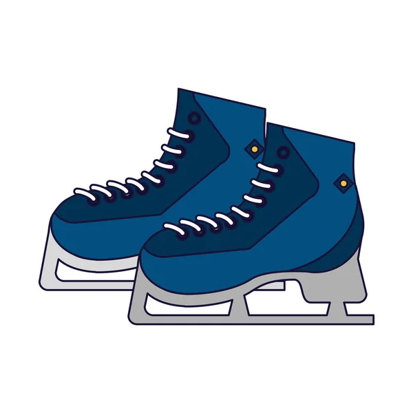 아이스 스케이트 스포츠 장비 — 스톡 벡터