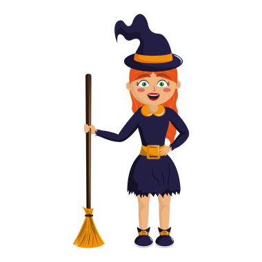 Halloween kostüm ile çocuk